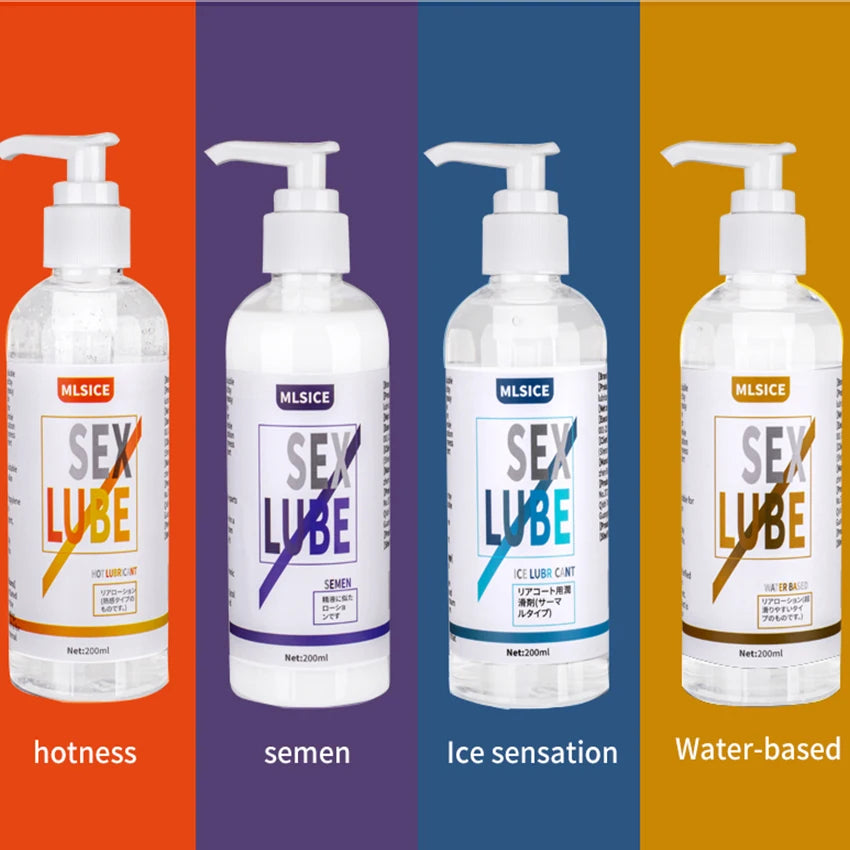 200ml Lubricant For Sex Semen Lube Vagina Man Anal Gay Personal Lubrication Intimate Sexual Water Based Gel Adult Products Shop