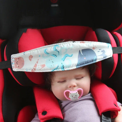 Toddler Sleep Positioner Baby Carseat Head Support Adjustable Infant Stroller Neck Relief Strap Pillow Fastening Belt Headrest