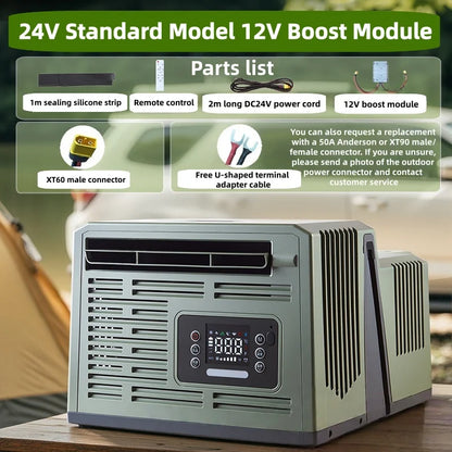 Portable Parking Air Conditioner Small Portable Car Energy Saving Air Conditioner Ductless: Hassle -Free for Car Window Mounting