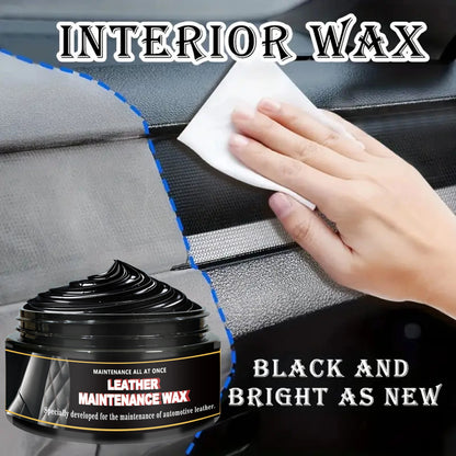 Black Interior Plastic Restoration Cream, Car Dashboard Wax Repair, Anti-Aging Whitening Agent, Tire Shine Paste, Leather Sofa S