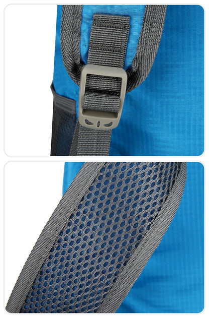 23L Packable Backpack Foldable Ultra Light Outdoor Duffle Bag Big Folding Knapsack Hiking Travel Rucksack Mountaineering Daypack