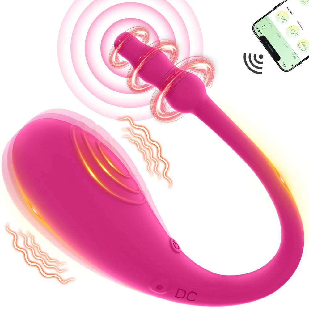 APP Remote Control with 9 mode Wearable Underwear Egg Vibrator for Female male Stimulator, Adult sex toy Couple Sex toy Games
