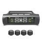 Solar Auto Security Alarm Systems Power TPMS Car Tire Pressure Alarm Monitor System Tyre Pressure Temperature Warning
