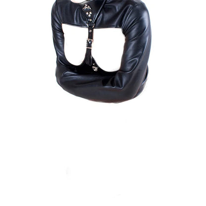 Female Leather Revealing Restraint Clothing Punk Style Couple Sex Bdsm