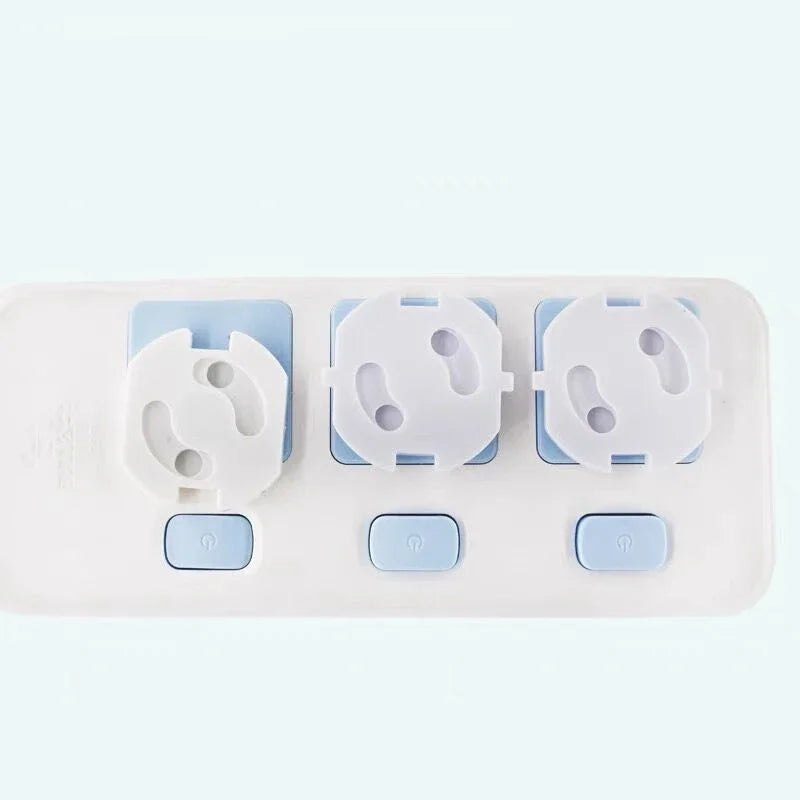 1/10pcs Electrical Outlet Protection Baby Child EU Power Socket Safety Guard Anti Electric Shock Plugs Protector Rotate Covers