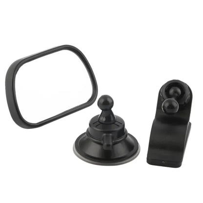 Adjustable Car Baby Rearview Mirror Baby Rear Seat Rearview Mirror 2 in 1 Mini Safety Child Baby Kids Convex View Mirror