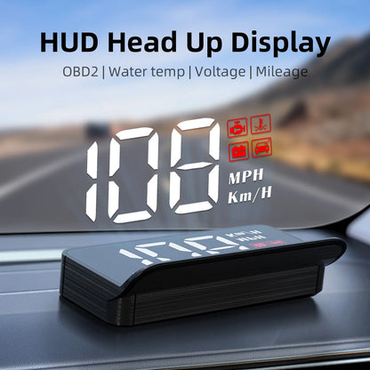 M3 OBD2 HUD / M1 GPS Head Up Display Auto Projection GPS Speedometer Digital Car Accessories Glass Projector Display HUD Alarm