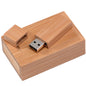 JASTER Free Custom Logo Photography Wedding Gift USB Flash Drive 128GB Wooden 64GB Box Pen Drive Maple Memory Stick 32GB 4G 16GB