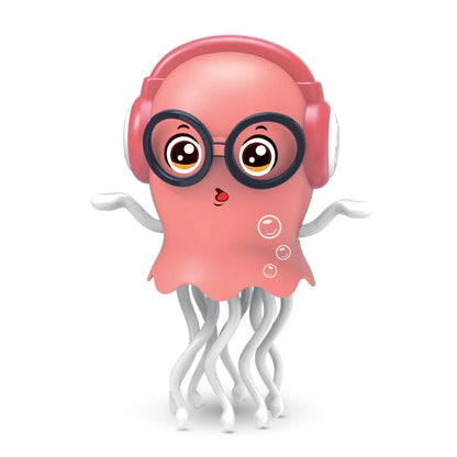 Dancing Squid Toy Pet Automatic Obstacle Avoidance Crawling Walking Electric Music Octopus with Light Music Toys Birthday Gifts