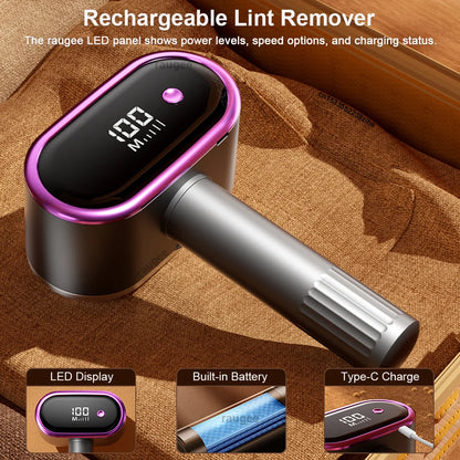 Lint Remover Professional Lint Remover For Clothes USB Rechargeable Clothes Lint Shaver Machine Electric Hair Ball Lint Trimmer