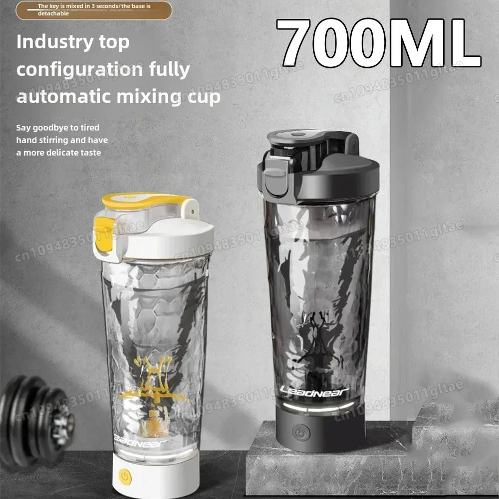 New Detachable Electric Mixing Cup Electric Protein Powder Shaker Cup USB Rechargeable Reusable Suitable For Lndoor/Outdoor Use