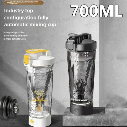 New Detachable Electric Mixing Cup Electric Protein Powder Shaker Cup USB Rechargeable Reusable Suitable For Lndoor/Outdoor Use