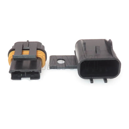 1 Set 2 Way AC Assembly Car Docking Connector For Buick 12103172 12033769 12033731 Automotive Electronic Fan Plug With Cables