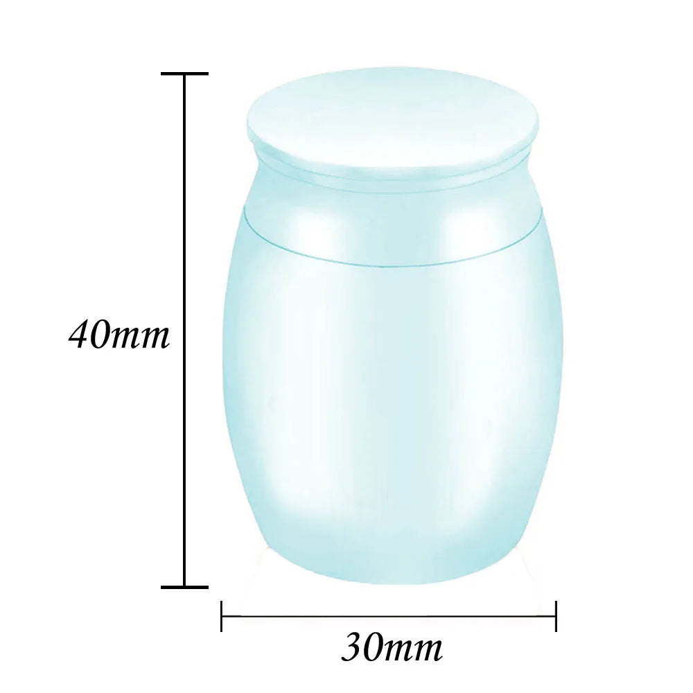 New rose cremation urn for men and women ashes family and friends to share souvenirs stainless steel waterproof ash jar