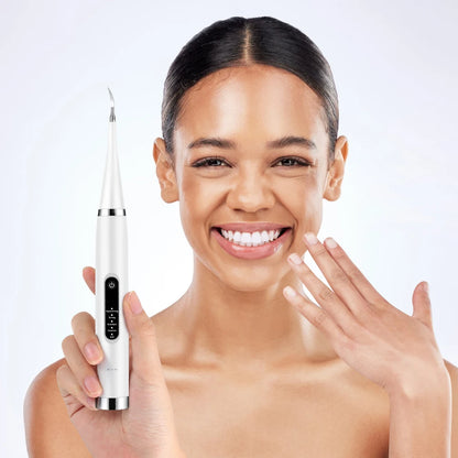 Electric Dental Scaler For Teeth Tartar Stain Tooth Calculus Remover Electric Teeth Plaque Cleaner Dental Stone Removal