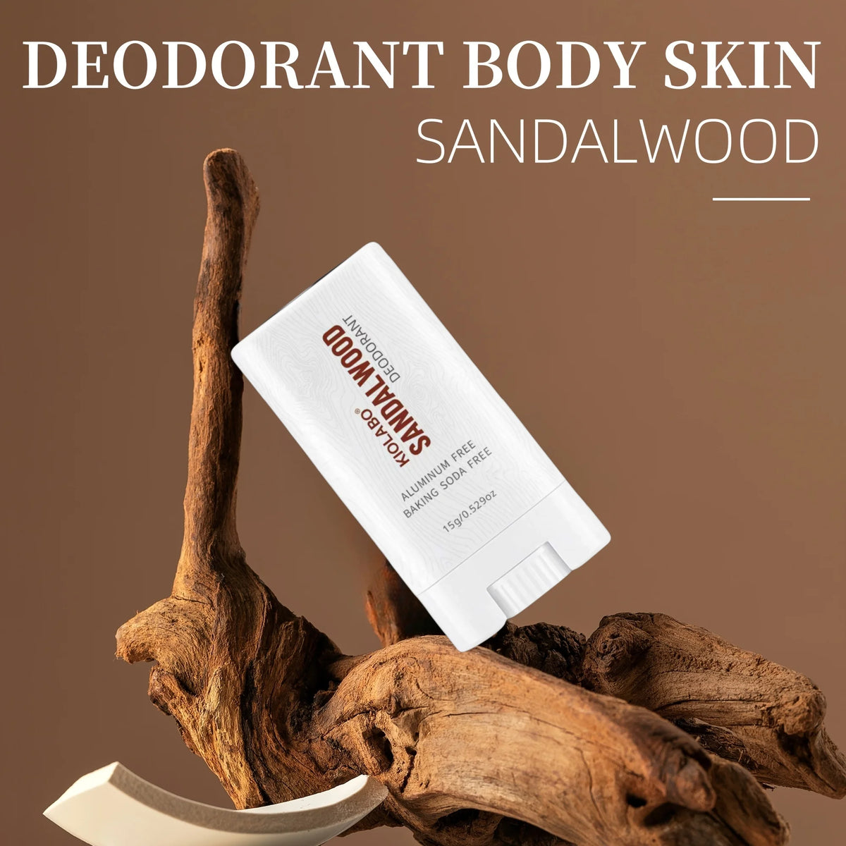 15g Daily Use Whole Body Deodorant, Anti-Chafing, Smooth Texture, Fresh Scent All Day