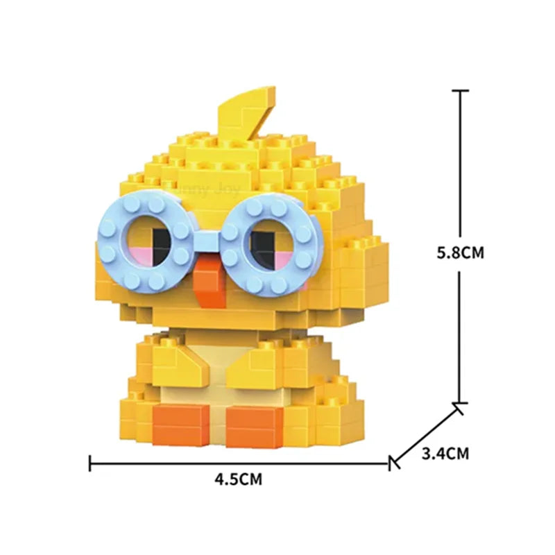 Insect Micro Animals Pet Cats Dog Building Blocks 3D Diamond Model BEE Snail Brick City Construction Toy for Children Kid Gift