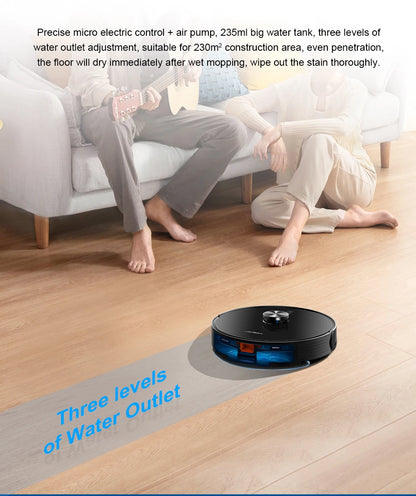 Robot Vacuum Cleaner Liectroux/LILIN X6,Laser System,Multiple-Floor Maps,Restricted Area Setting for Home Carpet Cleaning