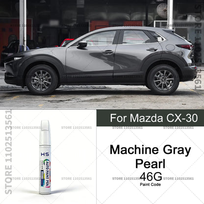 For 2019-2025 Mazda CX 30 Car Paint Repair Pen Touch Up Scratch Remover DIY Auto Accessories Blue White Red Polymetal Grey