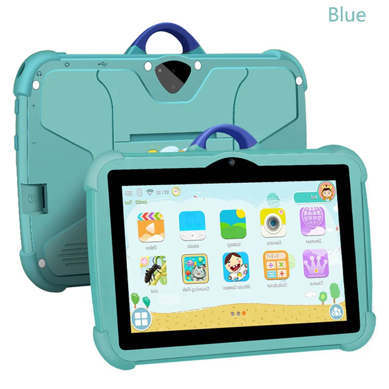 New 7 Inch Android 13 Learning Education Kids Tablets Quad Core 4GB RAM 64GB ROM Cheap Simple Children's Favorite Tablet Pc