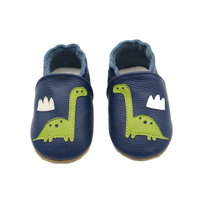 Autumn Baby Shoes Toddle Boys Girls Skid-Proof Shoe Soft Sheepskin Sneakers Fashion Animal Picture First Walker Moccasins 0-24M