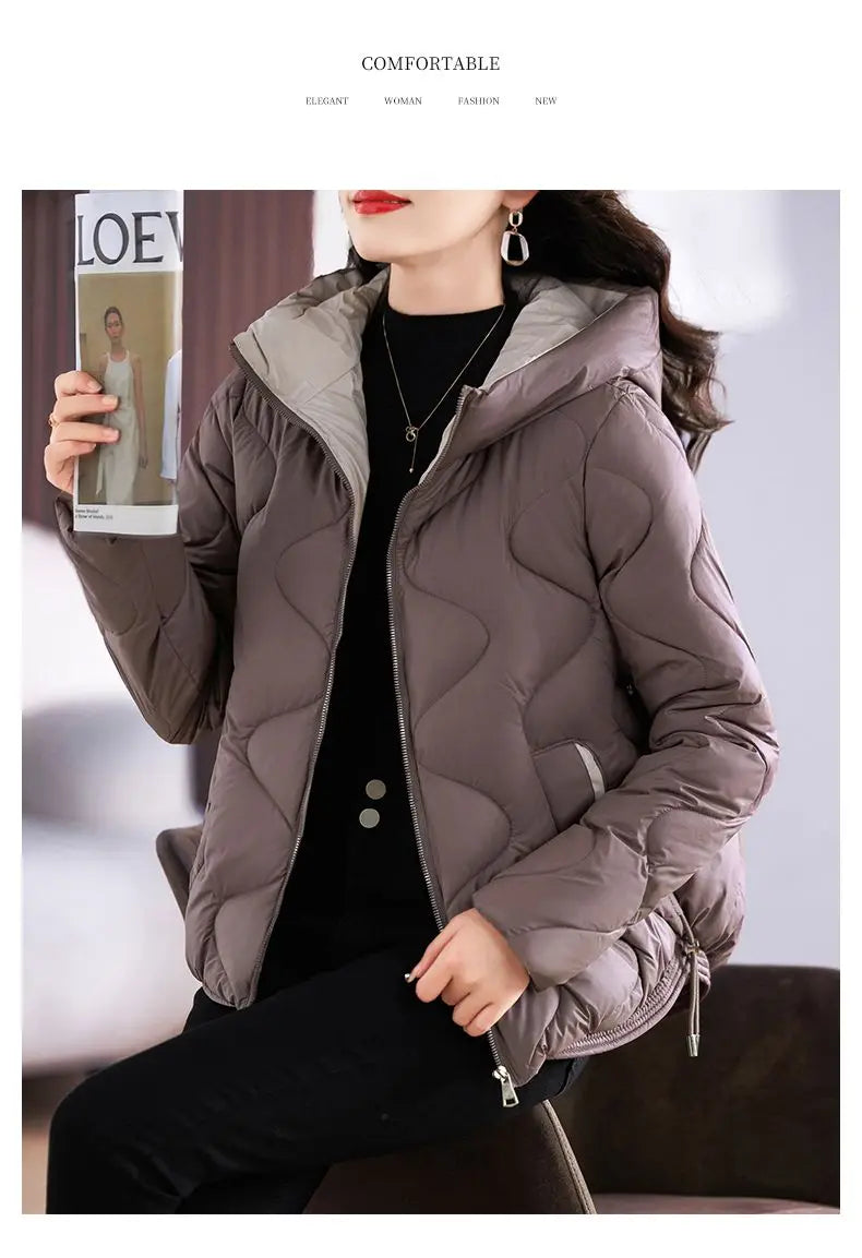 Hooded Parkas Women Winter 4XL Korean Fashion All-match Coats Thicken Keep Warm Streetwear Cold Wear Casual Female Outwear Ins