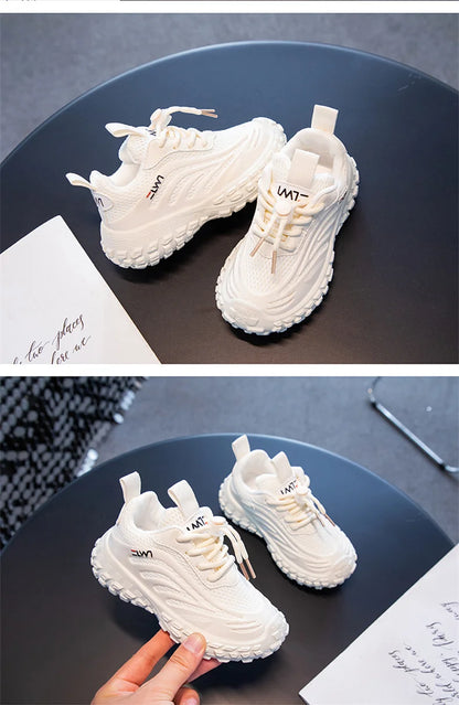 JIMITU Children Sneakers Breathable Mesh Kids Girls And Boys Casual Shoes Rubber Sole Summer Autumn Toddlers Tennis 3-6y