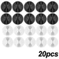 5/50Pcs Cable Clip Winder Organizer Round Charger Cord Clips Desk Tidy Management Wire Adhesive Holder Clamp in Home Office Car