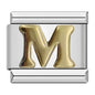 Hapiship 2024 New Fashion 26 English Letters Italian Charm Links Fit 9mm Stainless Steel Bracelet Making Women Jewelry DJ110