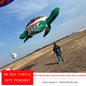 HFLY New Arrival Soft Inflatable Large 5m Sea Turtle Kite Line Laundry for Adults High Quality  40D Nylon Animal Kites Pendant