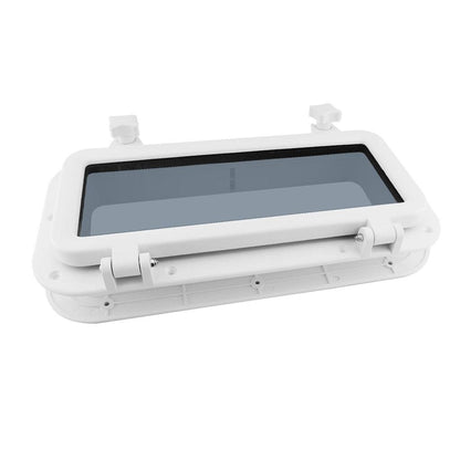 Boat Rectangular Porthole Window w/ ABS & 4mm - (White)