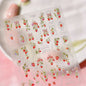 Colorful Balloon Cute Puppy Flower Cherry Bowknot Love Happy Dog Animal Self Adhesive Nail Art Sticker Decoration Manicure Decal