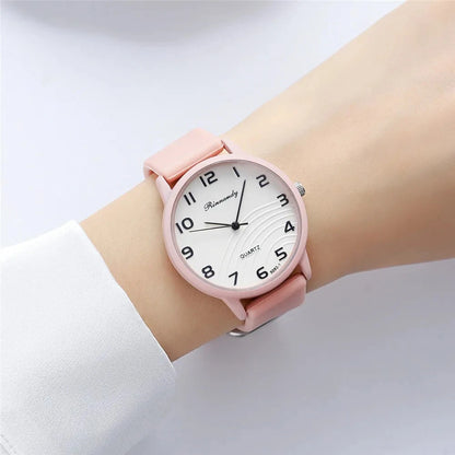 Fashion Arabic Dial Women Watches Simple Silicone Band Ladies Quartz Watch Sports Ladies Clock Wristwatches Reloj Mujer
