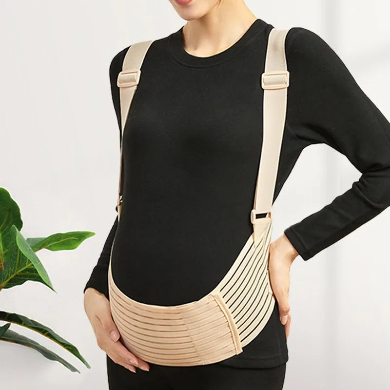 Belly Support Belt for Pregnant Women, Professional Pregnancy Belt for Mid to Late Pregnancy