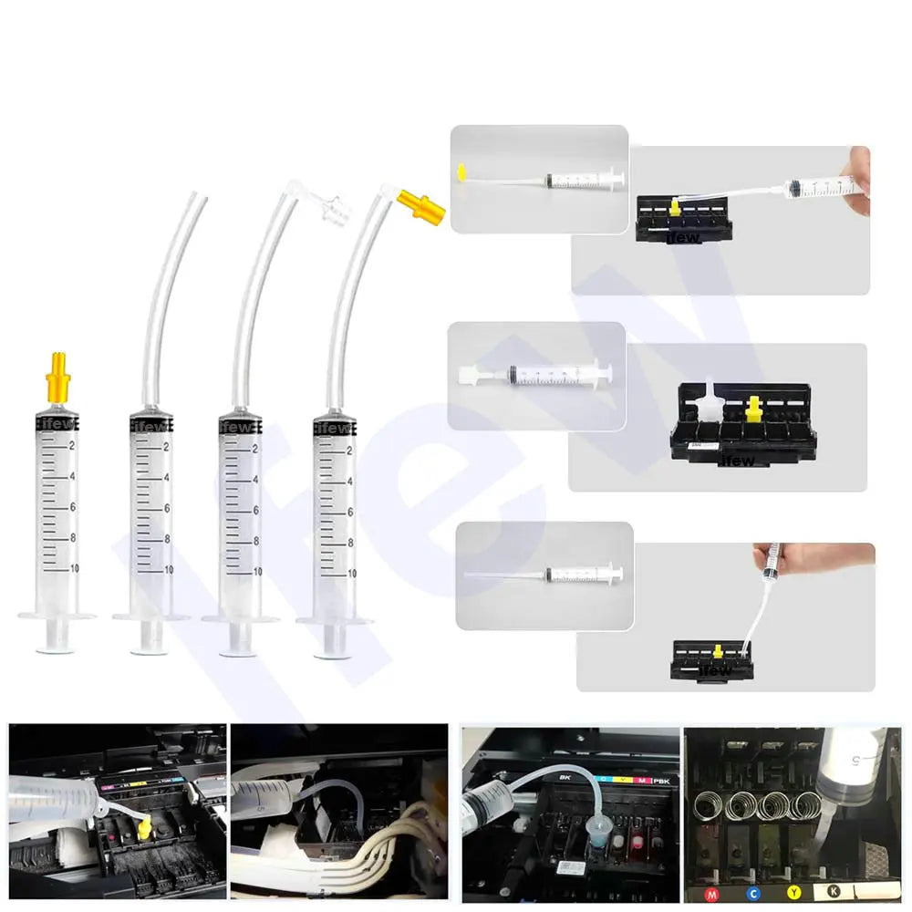 DTF Printer Head Cleaner DTF Ink Cleaning Solution Cleaning Washing Printhead Liquid for Epson DX4 DX5 DX7 L1800 L805 L800 I3200