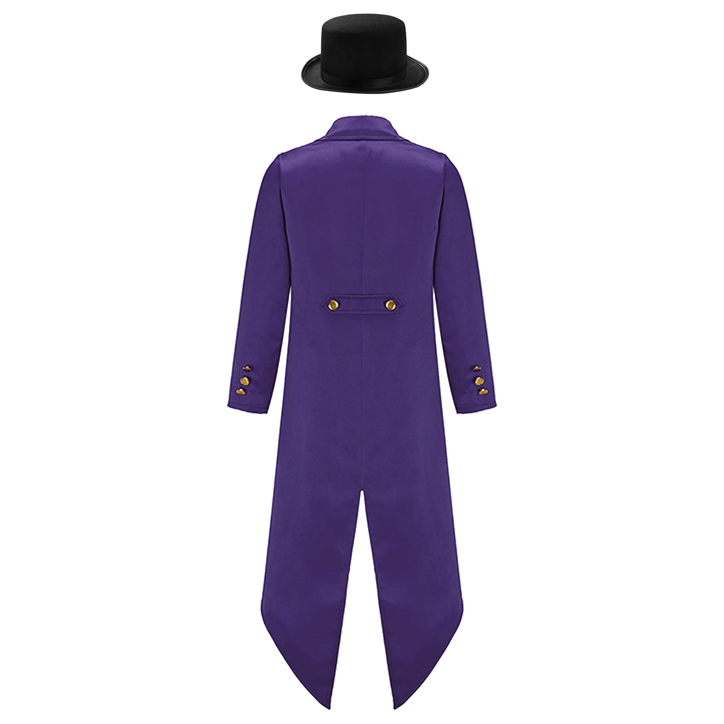 Kids Boys Vintage Steampunk Tailcoat Jacket Halloween Costume Gothic Medieval Clothes Court Uniform Magician Ringmaster Cosplay
