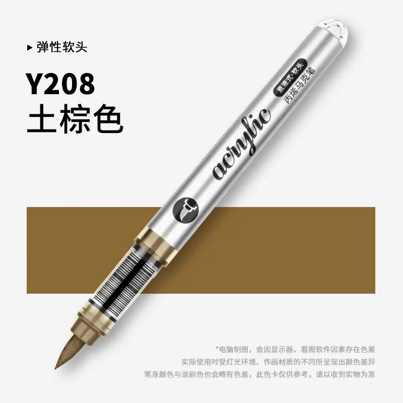 1 PC 120 Colors Acrylic Paint Marker Pens Professional Drawing Pens for Graffiti Manga School Aesthetic Stationery Art Supplies