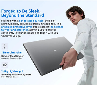 Blackview Acebook 12 Win 11 Pro Laptop 16'' 1920*1200 Display, Intel I5-1030NG7 Notebook, 16GB 512GB, 5000mAh