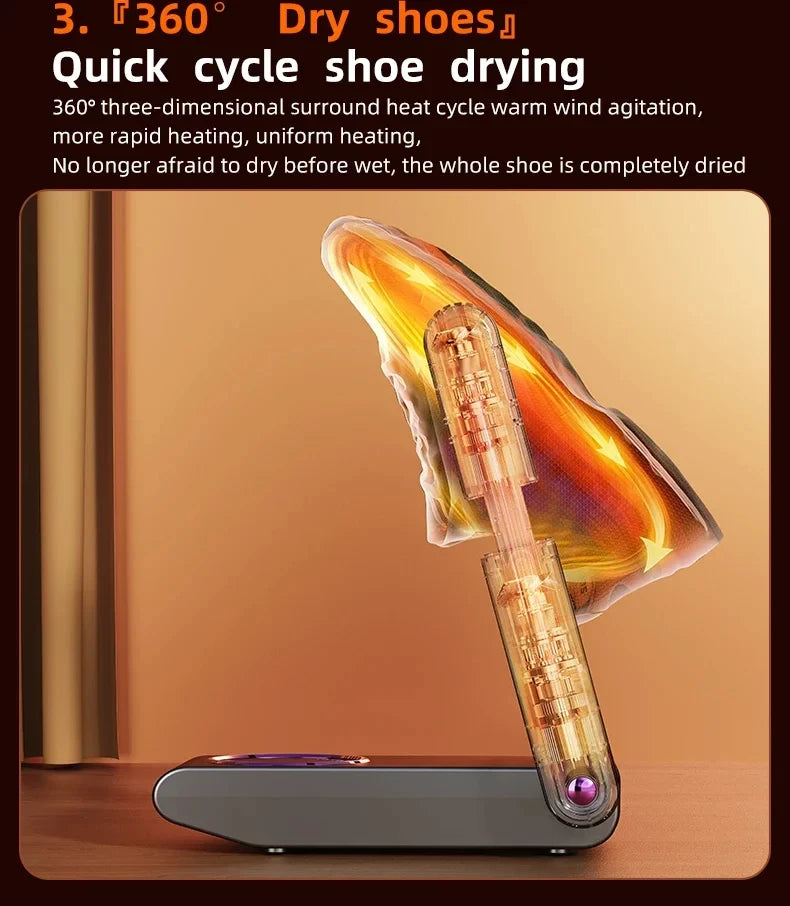 HOMEFISH Korean Style Electric Shoe Dryer 220V - Footwear Heater for Deodorizing And Sterilizing Home Use Appliance