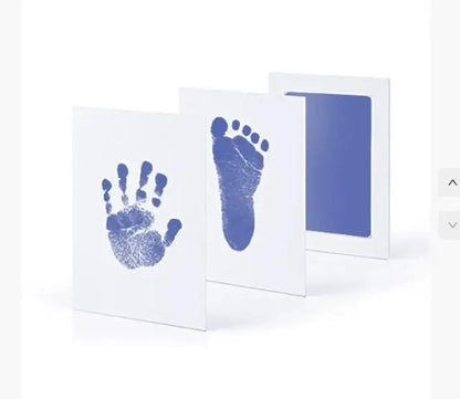 Baby Handprint Footprint Ink Pads Newborn Pet Cat Dog Paw Prints Keepsakes Safe Non-toxic No-Touch Skin Inkless Inkpad