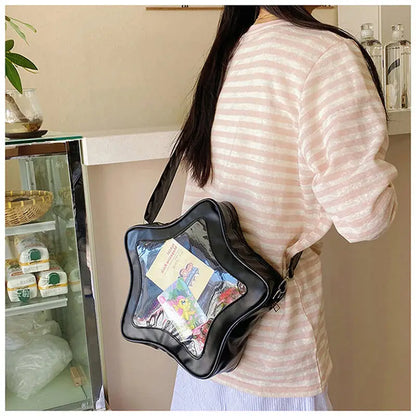 Cute Kawaii Ita Bag Original Anime Five Pointed Star Two-dimensional Crossbody Street Fashion Ulzzang Shoulder For Girls 2025