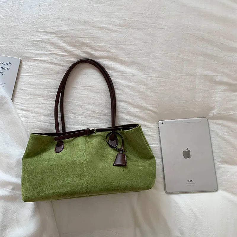 LEFTSIDE Women's PU Leather Shoulder Bag 2025 Winter New Fashion Retro Underarm Bag Luxury Brand Designer Handbags Tote Bags