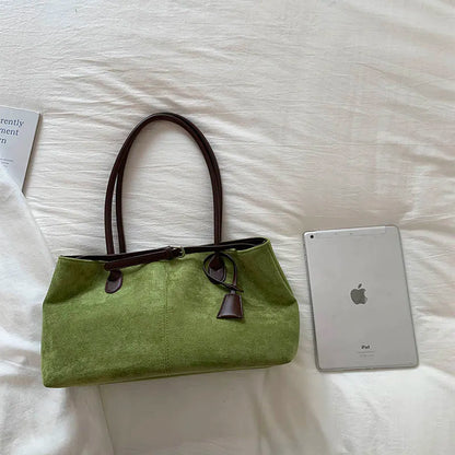 LEFTSIDE Women's PU Leather Shoulder Bag 2025 Winter New Fashion Retro Underarm Bag Luxury Brand Designer Handbags Tote Bags
