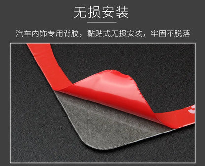 Fit for Ford Fusion Mondeo 2013–2019 Carbon Fiber Style ABS Interior Panel Cover Trim Stickers Car Decor Accessories