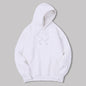 2025 Men's Solid Color Hooded Sweaters Men's Warm Wool Sweater Fashionable Street Clothing Loose  Breathable Jersey Brand Hooded