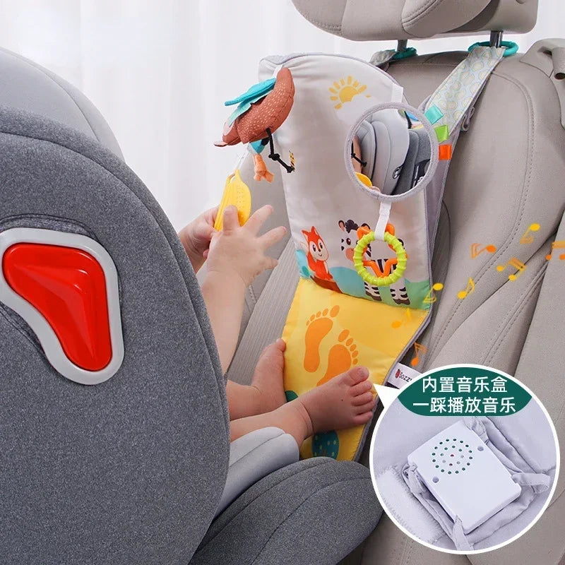 New Baby Toy Eletric Simulation Steering Wheel Toys With Light Sound Baby Kids Developing Educational Games Car Seat Back Gifts