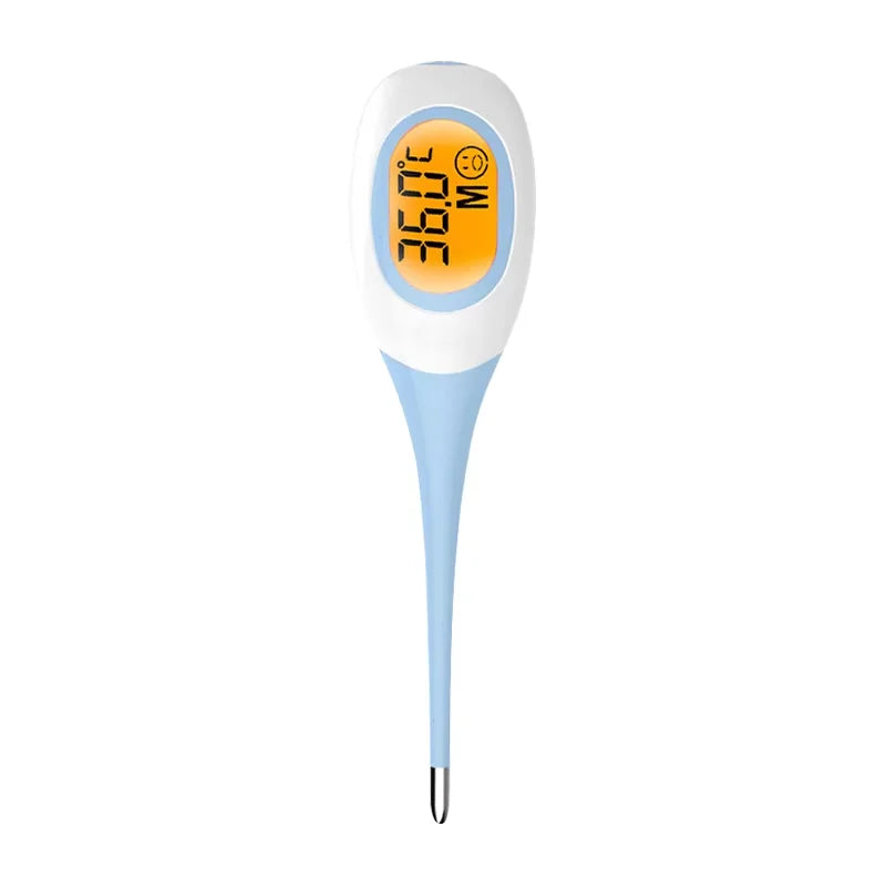 JUSTLANG Dog&Cat Thermometer Pet Fever Detection Large Digital Display Flexible Soft Tip Waterproof Veterinary Supply Animals