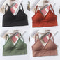 Kit 4 Women Seamless Bra Set, Sexy Beautiful Back Cotton Bra Comfortable Breathable Padded Bra Underwear