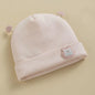 0-6Mouths Newborn Fetal Hat Cute Cartoon Baby Bear Beanies Spring Autumn Pure Cotton Pullover Cap Boys Girls Kids Warm Bonnet