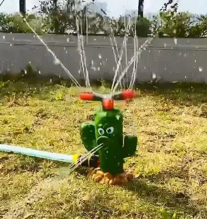 Cactus Sprinkler Water Spray Toy Garden Water Toys Outdoor Backyard Summer Yard Cartoon Splash Sprinkler Baby Bath Toy for Kids